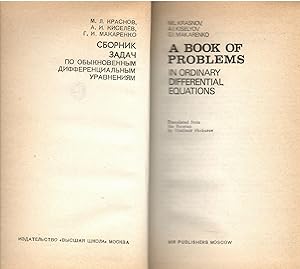 Seller image for A Book of Problems in Ordinary Differential Equations for sale by Libreria sottomarina - Studio Bibliografico