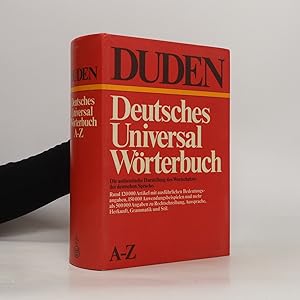 Bild des Verkufers fr Duden "Deutsches Universalwo?rterbuch" zum Verkauf von Bookbot