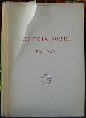 Imagen del vendedor de Les Prix Nobel en 1929 a la venta por Gurra's Books