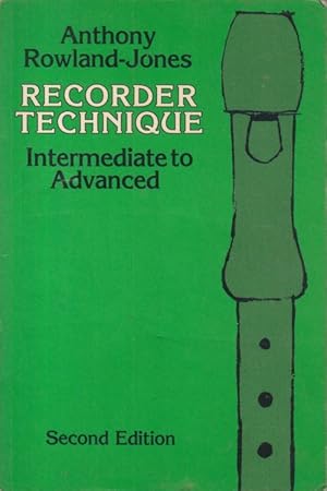 Recorder Technique Intermediate to Advanced