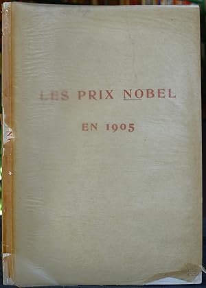 Imagen del vendedor de Les Prix Nobel en 1905 a la venta por Gurra's Books