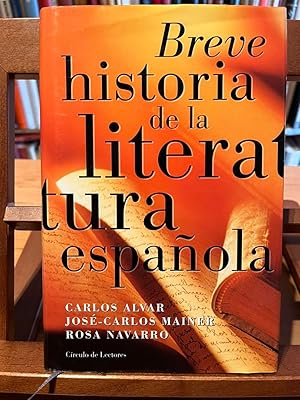 Seller image for BREVE HISTORIA DE LA LITERATURA ESPAOLA for sale by Antigua Librera Canuda