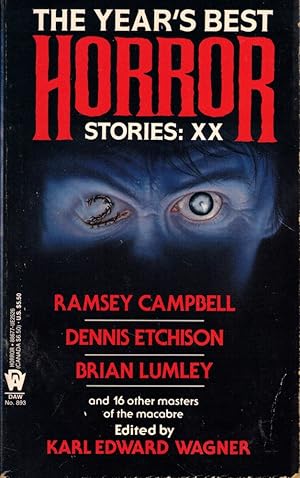 Bild des Verkufers fr The Year's Best Horror Stories XX zum Verkauf von Kenneth Mallory Bookseller ABAA