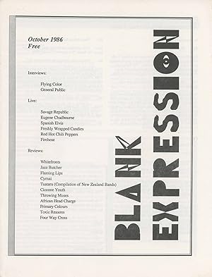 Blank Expression October 1986