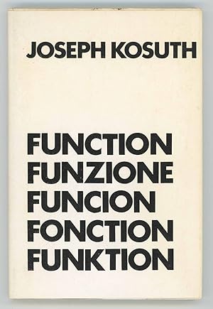 Function Funzione Funcion Fonction Funktion