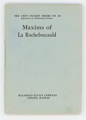 Seller image for Maxims of La Rochefoucauld [Ten Cent Pocket Series No. 35] for sale by Division Leap