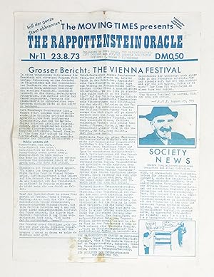 Immagine del venditore per The Moving Times Presents The Rappottenstein Oracle Nr. 11 venduto da Division Leap