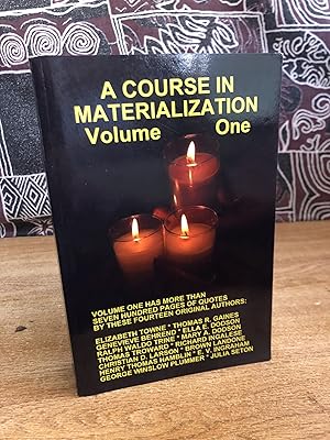 Bild des Verkufers fr A Course in Materialization, Volume One - Henry Thomas Hamblin et al. zum Verkauf von Big Star Books