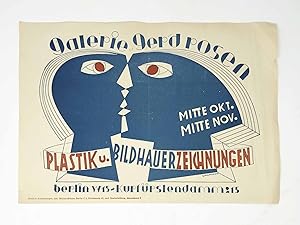 Galerie Gerd Rosen. Plastik u. Bildhauer Zeichnungen [Poster]