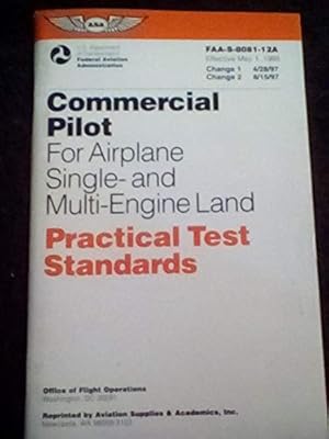 Immagine del venditore per Commercial Pilot: Single and Multi-Engine Land venduto da WeBuyBooks