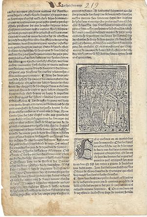 1517-1518 - Leaf from La Mer des Histoires et Chroniques de France (The Sea of Stories and Chroni...