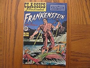 Imagen del vendedor de Gilberton Comic Classics Illustrated #26 Frankenstein 1951 HRN 82 5.0 a la venta por Clarkean Books