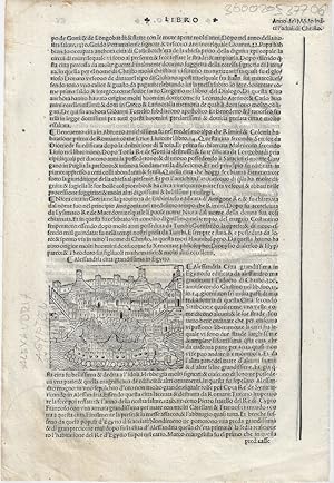 1535 - Leaf from the Supplementum Supplementi de le Chroniche (Suppliementum Supplements to the C...