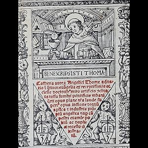 1520 4th Edtn CATENA AUREA ANGELICI By Thomas von Aquin Good Religion