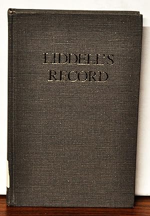 Seller image for Liddell's Record for sale by Cat's Cradle Books