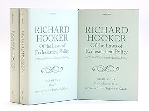 Seller image for Richard Hooker, Of the Laws of Ecclesiastical Polity [3 Volume Set, Complete]: A Critical Edition with Modern Spelling for sale by Arches Bookhouse