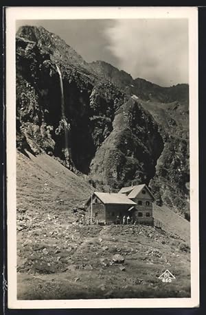 Ansichtskarte Gollinghütte mit dem Pfeiffer und Geinkel