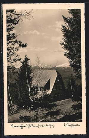 Ansichtskarte Rannachhaus, Hohe Rannach bei Graz