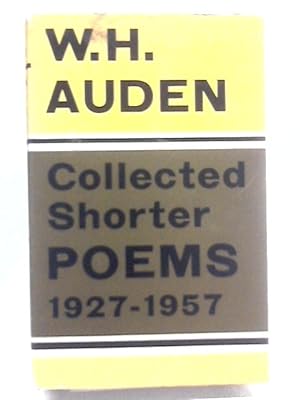 Seller image for Collected Shorter Poems, 1927-57 for sale by World of Rare Books