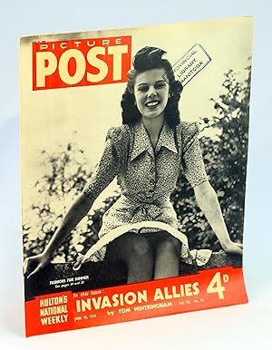 Bild des Verkufers fr Picture Post - Hulton's National Weekly Magazine, June 19, 1943 - How Nazis Advertise The Atlantic Wall / Rome Faces Defeat zum Verkauf von RareNonFiction, IOBA