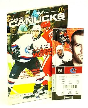 Imagen del vendedor de Vancouver Canucks Official Program Vol. 33, No. 3, 24 January 2003 - Brendan Morrison / Sergei Fedorov Cover Photo a la venta por RareNonFiction, IOBA