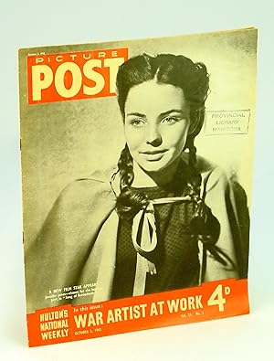 Bild des Verkufers fr Picture Post - Hulton's National Weekly Magazine, October 2 1943 - Jennifer Jones Cover Photo / Dr. Goebbels zum Verkauf von RareNonFiction, IOBA