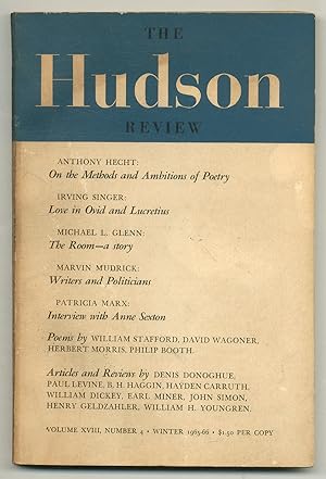 Bild des Verkufers fr The Hudson Review - Volume XVIII, Number 4, Winter 1965-66 zum Verkauf von Between the Covers-Rare Books, Inc. ABAA
