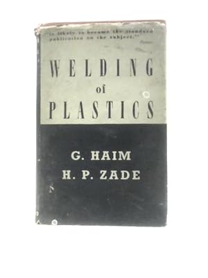 Seller image for Welding of Plastics for sale by World of Rare Books