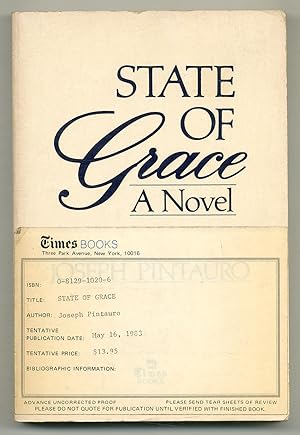 Bild des Verkufers fr State of Grace zum Verkauf von Between the Covers-Rare Books, Inc. ABAA