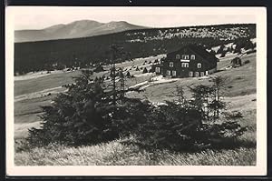 Ansichtskarte Krkonose, Klinova Bouda, Baude