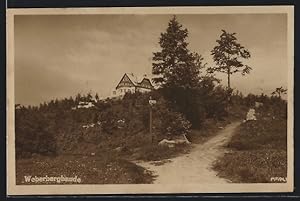 Ansichtskarte Isergebirge, Blick zur Weberbergbaude