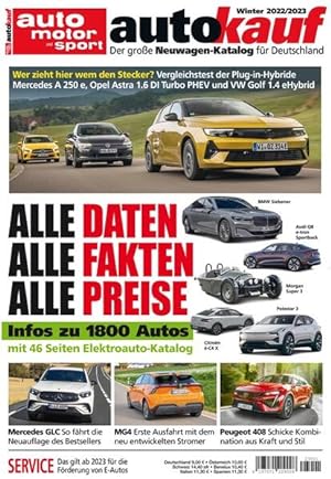 autokauf 01/2023 Winter Der große Neuwagen-Katalog für Deutschland