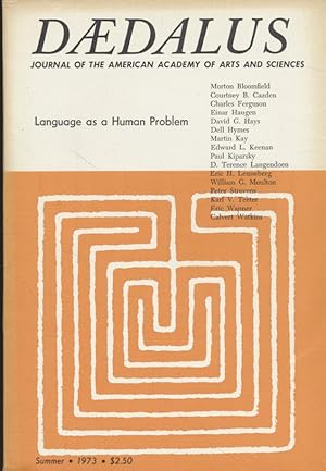 Seller image for Daedalus Journal of the American Academy of Arts and Sciences Volume 1 Language as a Human Problem for sale by Fundus-Online GbR Borkert Schwarz Zerfa