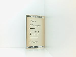 Bild des Verkufers fr Reclams Universal-Bibliothek, Band 278: Victor Klemperer: LTI - Notizbuch eines Philologen zum Verkauf von Book Broker