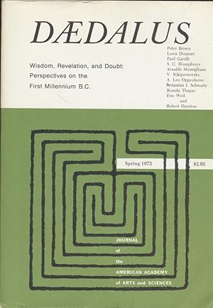 Bild des Verkufers fr Daedalus Journal of the American Academy of Arts and Sciences Volume 1 Wisdom, Revelation and Doubt: Perspectives on the First Millenium B. C. zum Verkauf von Fundus-Online GbR Borkert Schwarz Zerfa