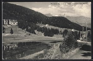 Ansichtskarte Montana sur Sierre, Ortspartie mit Etablissement Stephani