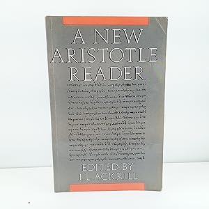 Imagen del vendedor de A New Aristotle Reader a la venta por Cat On The Shelf