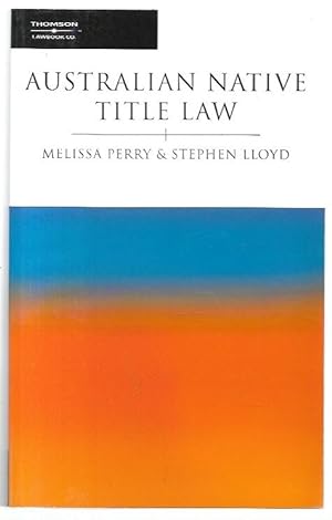 Seller image for Australian Native Title Law. for sale by City Basement Books