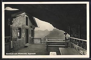 Ansichtskarte Appenzell, Gasthaus zum Wildkirchli