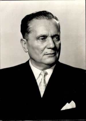 Foto Ansichtskarte / Postkarte Josip Broz Tito, Staatspräsident von Jugoslawien