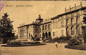 Immagine del venditore per Ansichtskarte / Postkarte Mailand Lombardia, Giardini Pubblici - Scuola Superiore Femminile Manzoni venduto da akpool GmbH