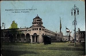 Ansichtskarte / Postkarte Gent Ostflandern, Exposition Internationale 1913, Section Francaise