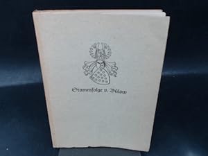 Seller image for Stammfolge des Geschlechts v. Blow. for sale by Antiquariat Kelifer