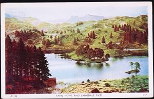 Tarn Hows Langdale Pikes Vintage Postcard