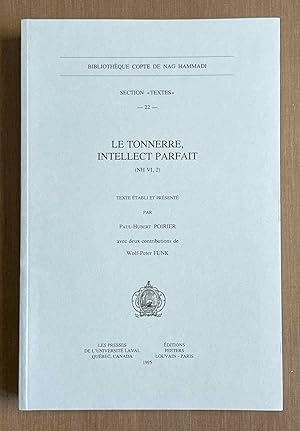 Imagen del vendedor de Le tonnerre, intellect parfait (NH VI, 2) a la venta por Meretseger Books