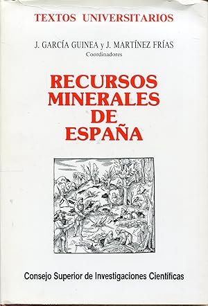 Imagen del vendedor de Recursos minerales de Espaa a la venta por Rincn de Lectura