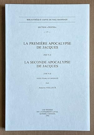 Bild des Verkufers fr La premire Apocalypse de Jacques (NH V,3). La seconde Apocalypse de Jacques (NH V,4) zum Verkauf von Meretseger Books