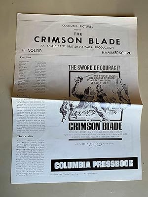 Bild des Verkufers fr The Crimson Blade Pressbook 1963 Lionel Jeffries, Oliver Reed, Scarce! zum Verkauf von AcornBooksNH