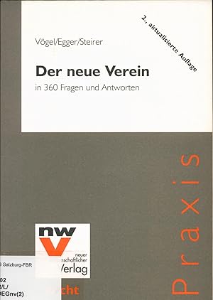 Bild des Verkufers fr Der neue Verein in 360 Fragen und Antworten zum Verkauf von avelibro OHG