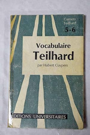 Seller image for Vocabulaire Teilhard for sale by Alcan Libros